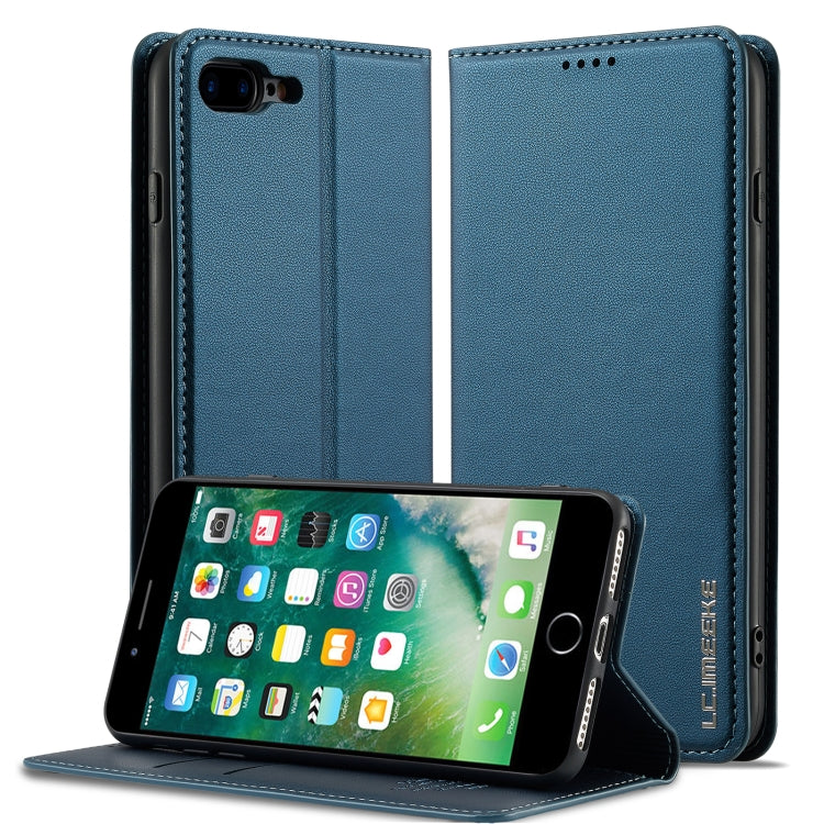 Custodia per telefono in PU con texture fine e satinata serie L1 LC.IMEEKE, For iPhone XR, For iPhone XS Max, For iPhone 7 Plus / 8 Plus