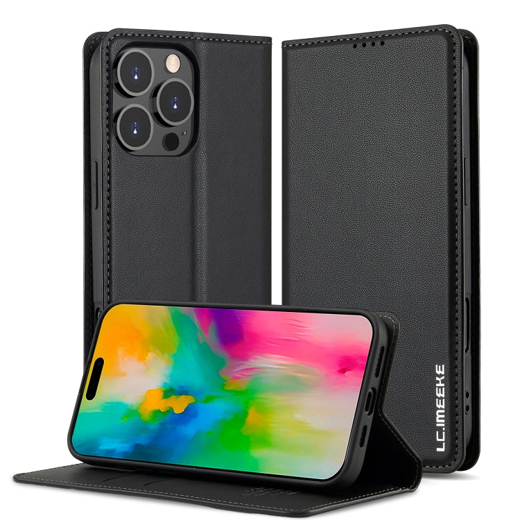 Custodia per telefono in PU con texture fine e satinata serie L1 LC.IMEEKE, For iPhone Air, For iPhone 16 Pro Max, For iPhone 16 Pro, For iPhone 16 Plus