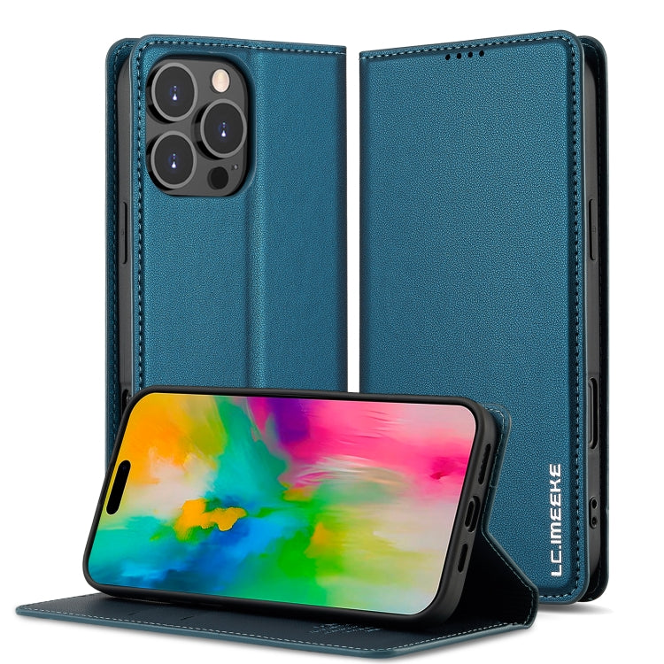 Custodia per telefono in PU con texture fine e satinata serie L1 LC.IMEEKE, For iPhone Air, For iPhone 16 Pro Max, For iPhone 16 Pro, For iPhone 16 Plus