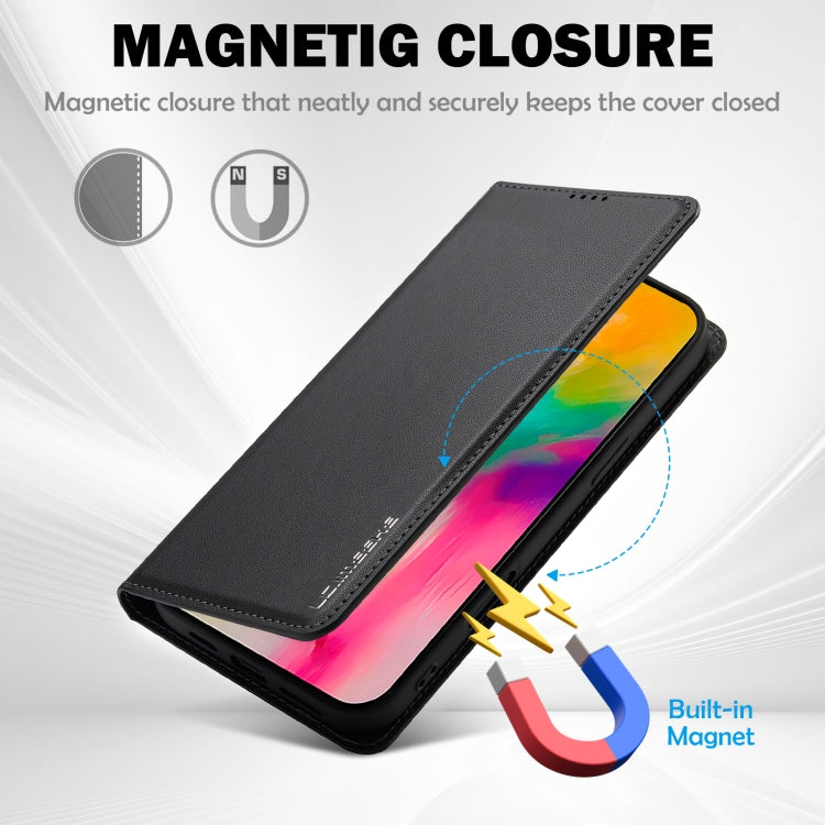 Custodia per telefono in PU con texture fine e satinata serie L1 LC.IMEEKE