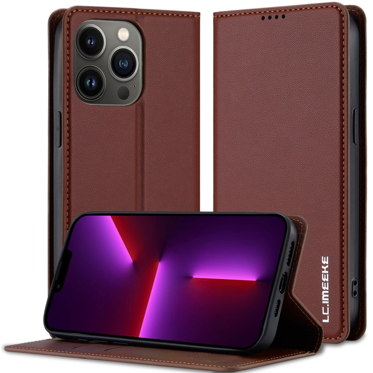 Custodia per telefono in PU con texture fine e satinata serie L1 LC.IMEEKE