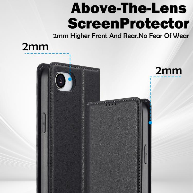 Custodia per telefono in PU con texture fine e satinata serie L1 LC.IMEEKE, For iPhone 16e, For iPhone 16 Pro Max, For iPhone 16 Pro, For iPhone 16 Plus