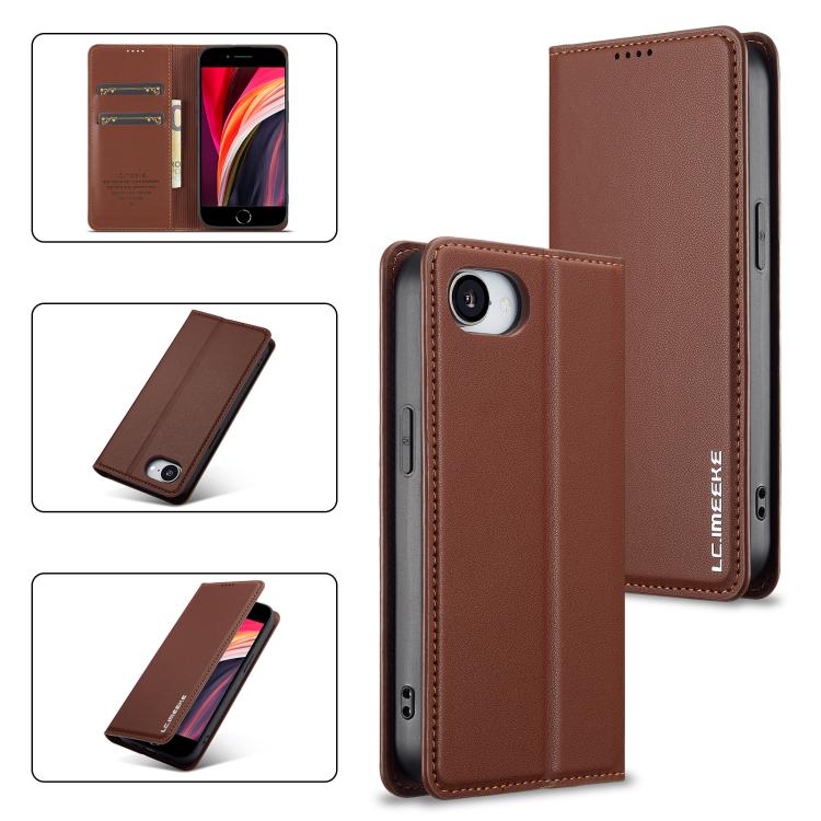 Custodia per telefono in PU con texture fine e satinata serie L1 LC.IMEEKE