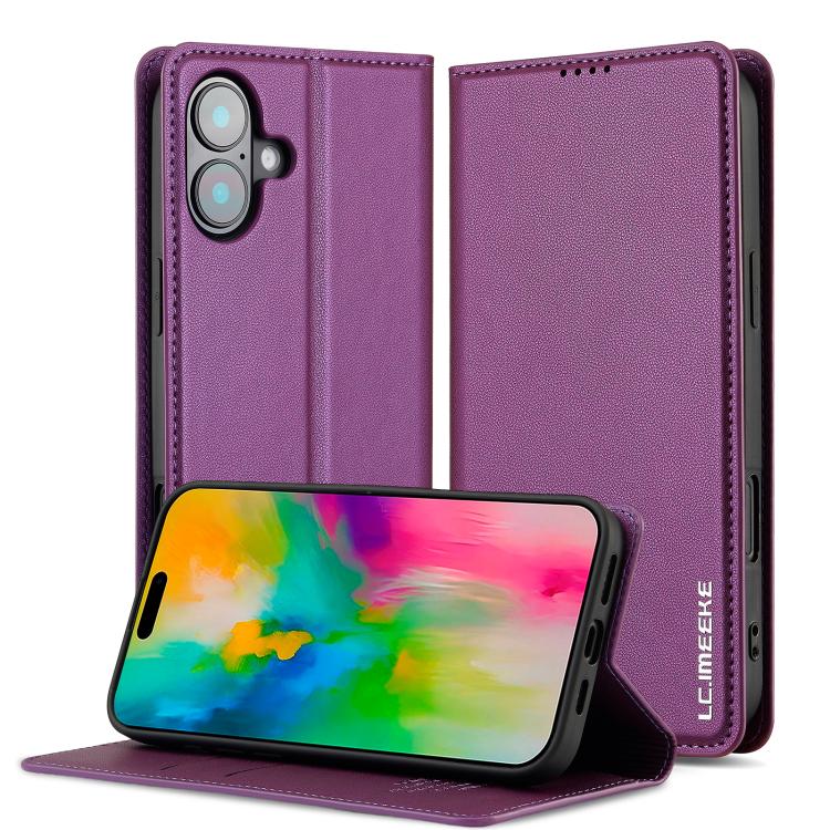 Custodia per telefono in PU con texture fine e satinata serie L1 LC.IMEEKE, For iPhone 17 Pro Max, For iPhone 17 Pro, For iPhone 17, For iPhone 17 Air