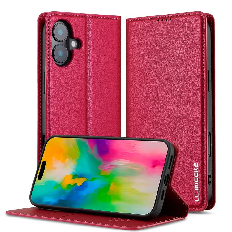 Custodia per telefono in PU con texture fine e satinata serie L1 LC.IMEEKE, For iPhone 17 Pro Max, For iPhone 17 Pro, For iPhone 17, For iPhone 17 Air