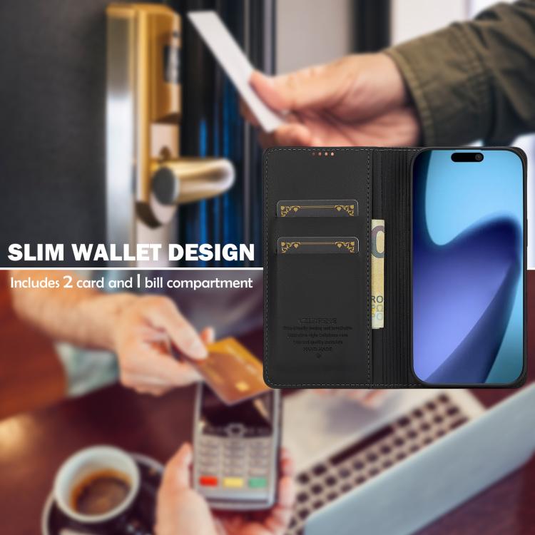 Custodia per telefono in PU con texture fine e satinata serie L1 LC.IMEEKE, For iPhone Air, For iPhone 16 Pro Max, For iPhone 16 Pro, For iPhone 16 Plus