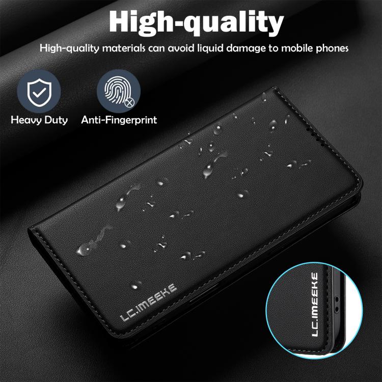 Custodia per telefono in PU con texture fine e satinata serie L1 LC.IMEEKE, For iPhone Air, For iPhone 16 Pro Max, For iPhone 16 Pro, For iPhone 16 Plus
