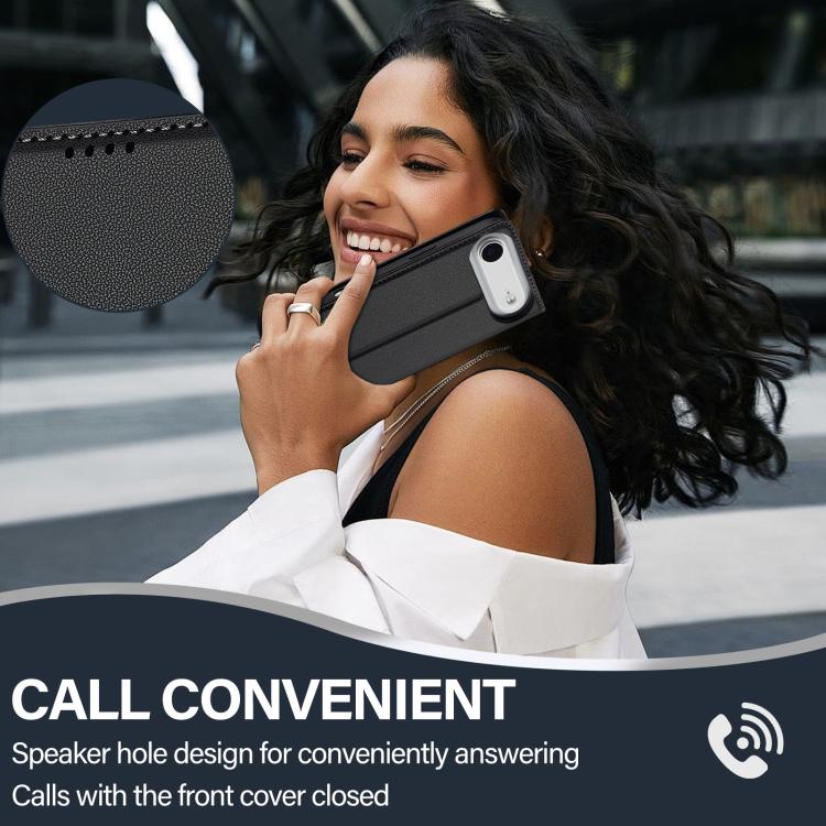 Custodia per telefono in PU con texture fine e satinata serie L1 LC.IMEEKE, For iPhone Air, For iPhone 16 Pro Max, For iPhone 16 Pro, For iPhone 16 Plus