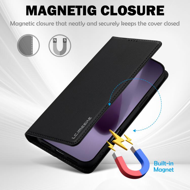 Custodia per telefono in PU con texture fine e satinata serie L1 LC.IMEEKE, For iPhone 17 Pro Max, For iPhone 17 Pro, For iPhone 17, For iPhone 17 Air