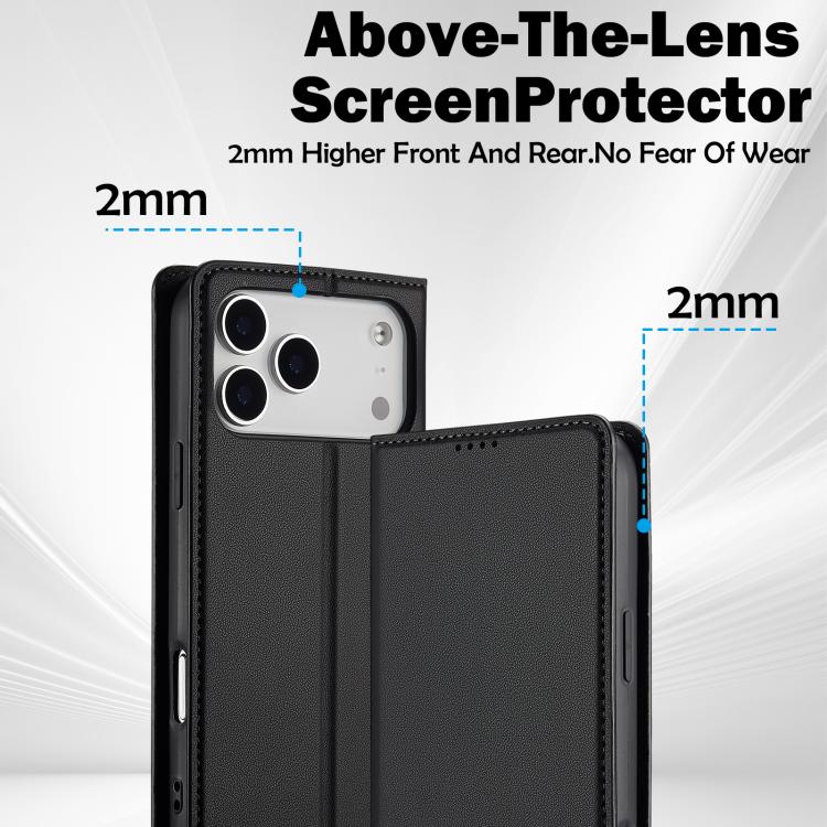Custodia per telefono in PU con texture fine e satinata serie L1 LC.IMEEKE, For iPhone 17 Pro Max, For iPhone 17 Pro, For iPhone 17, For iPhone 17 Air