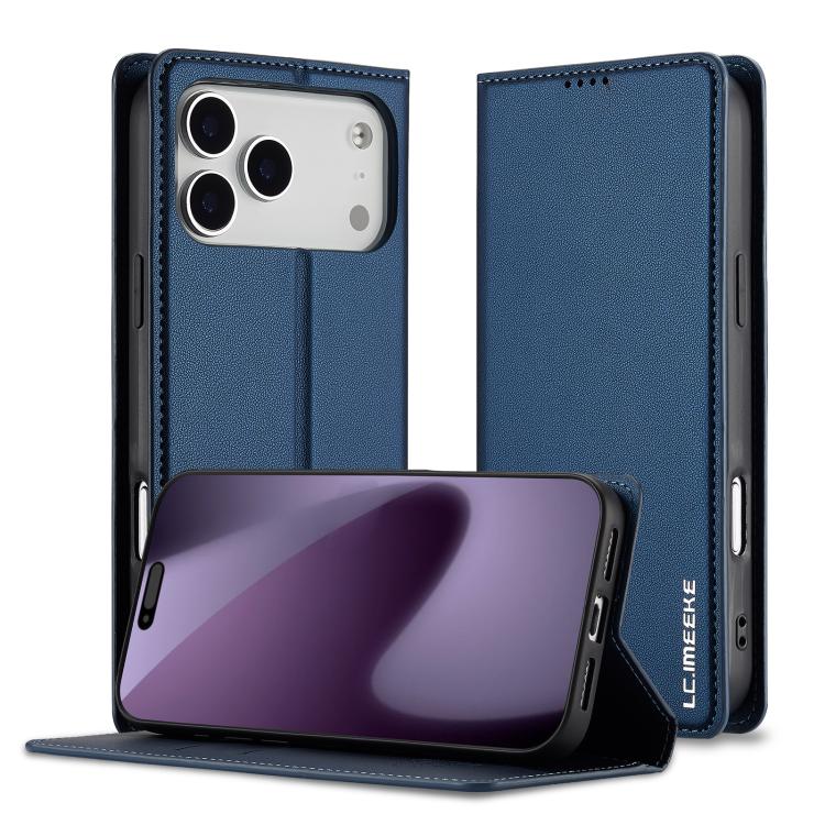Custodia per telefono in PU con texture fine e satinata serie L1 LC.IMEEKE, For iPhone 16e / 17e, For iPhone 17 Pro Max, For iPhone 17 Pro, For iPhone 17