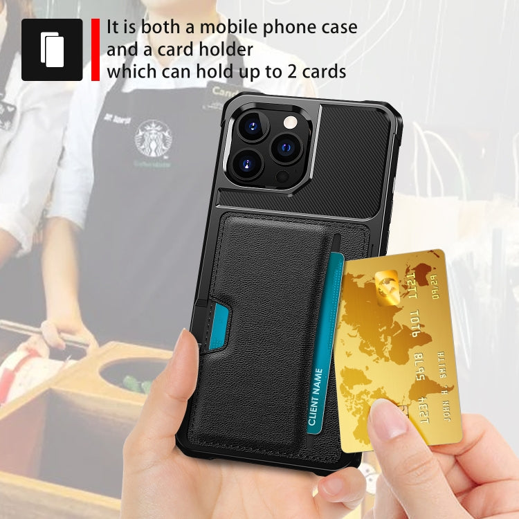 Custodia per telefono con slot per schede ZM02, For iPhone 15 Pro Max, For iPhone 15 Pro, For iPhone 15 Plus, For iPhone 15