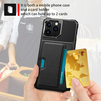 Custodia per telefono con slot per schede ZM02, For iPhone 15 Pro Max, For iPhone 15 Pro, For iPhone 15 Plus, For iPhone 15