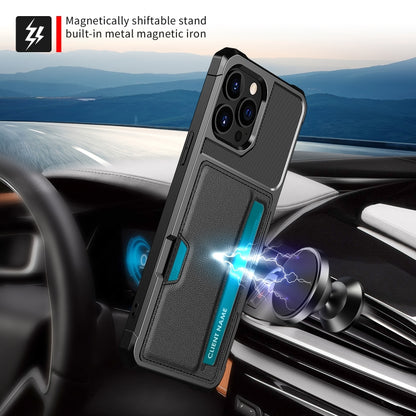 Custodia per telefono con slot per schede ZM02, For iPhone 15 Pro Max, For iPhone 15 Pro, For iPhone 15 Plus, For iPhone 15
