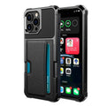 Custodia per telefono con slot per schede ZM02, For iPhone 15 Pro Max, For iPhone 15 Pro, For iPhone 15 Plus, For iPhone 15