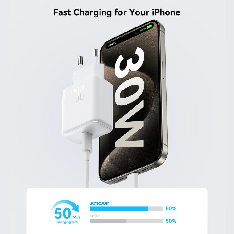 JOYROOM JR-TCF24 Caricabatterie rapido USB-C/Type-C da 30 W, JR-TCF24, UK Plug
