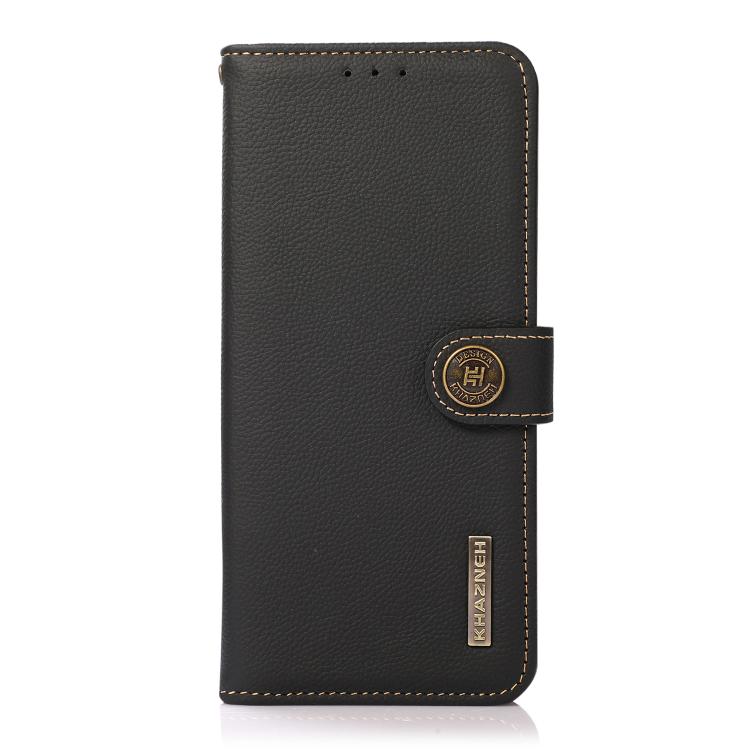 Custodia per telefono RFID in vera pelle KHAZNEH Custer, For Samsung Galaxy A07 5G, For Samsung Galaxy A17 5G, For Samsung Galaxy A56 5G, For Samsung Galaxy A26 5G, For Samsung Galaxy A36, For Samsung Galaxy A16 5G, For Samsung Galaxy A06 4G