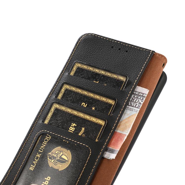 Custodia per telefono RFID in vera pelle KHAZNEH Custer, For Samsung Galaxy A07 5G, For Samsung Galaxy A17 5G, For Samsung Galaxy A56 5G, For Samsung Galaxy A26 5G, For Samsung Galaxy A36, For Samsung Galaxy A16 5G, For Samsung Galaxy A06 4G