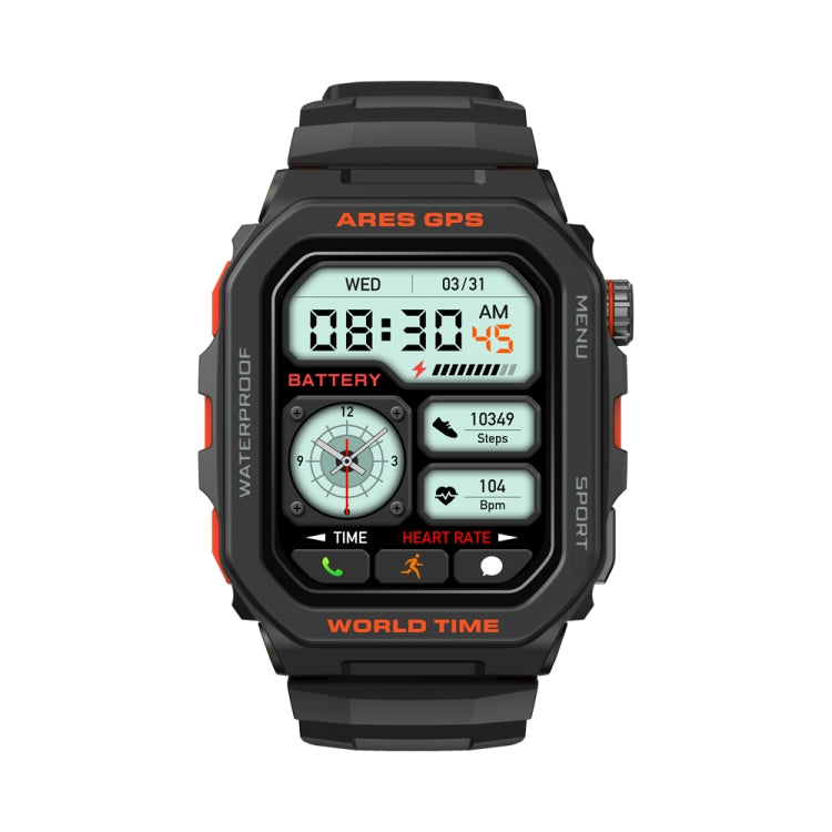 Zeblaze Ares GPS – Smartwatch Robusto con GPS Integrato, Cardiofrequenzimetro e Monitor Ossigeno (Pulse Ox)