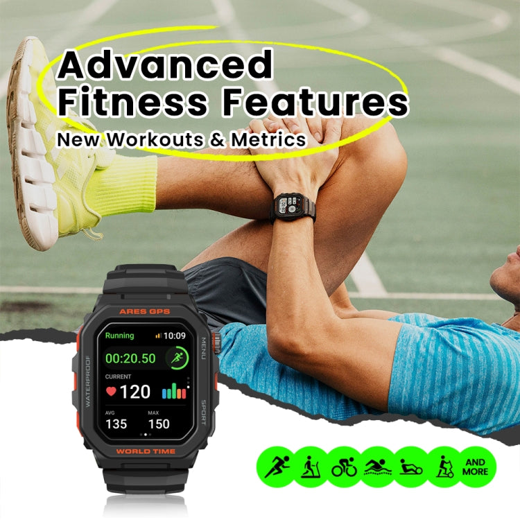 Zeblaze Ares GPS Orologio intelligente GPS robusto, supporta la frequenza cardiaca / Pulse Ox Blood Oxygen