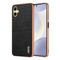 Custodia per telefono con copertura totale AZNS con struttura elettrolitica e texture coccodrillo, For Samsung Galaxy A06 4G