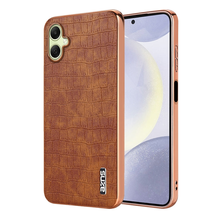 Custodia per telefono con copertura totale AZNS con struttura elettrolitica e texture coccodrillo