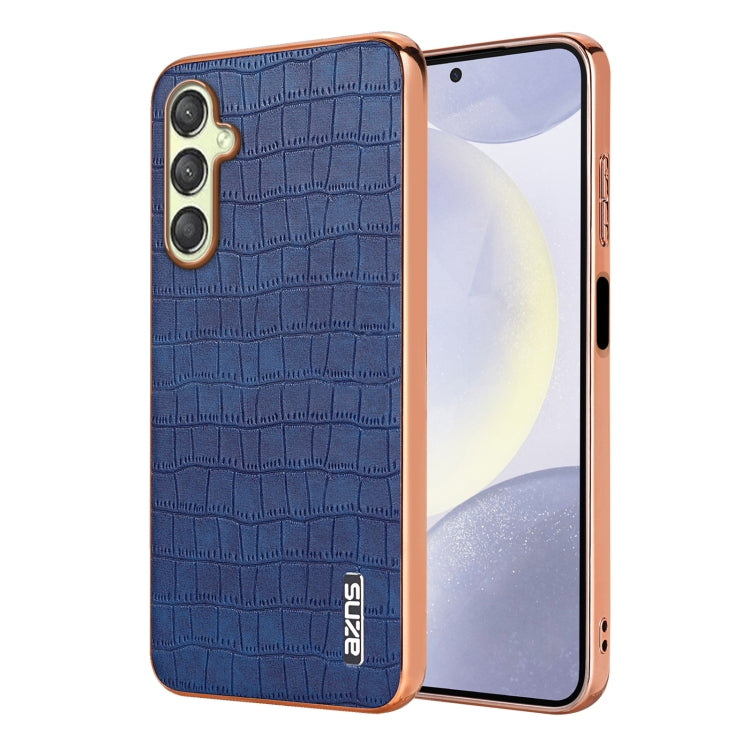 Custodia per telefono con copertura totale AZNS con struttura elettrolitica e texture coccodrillo