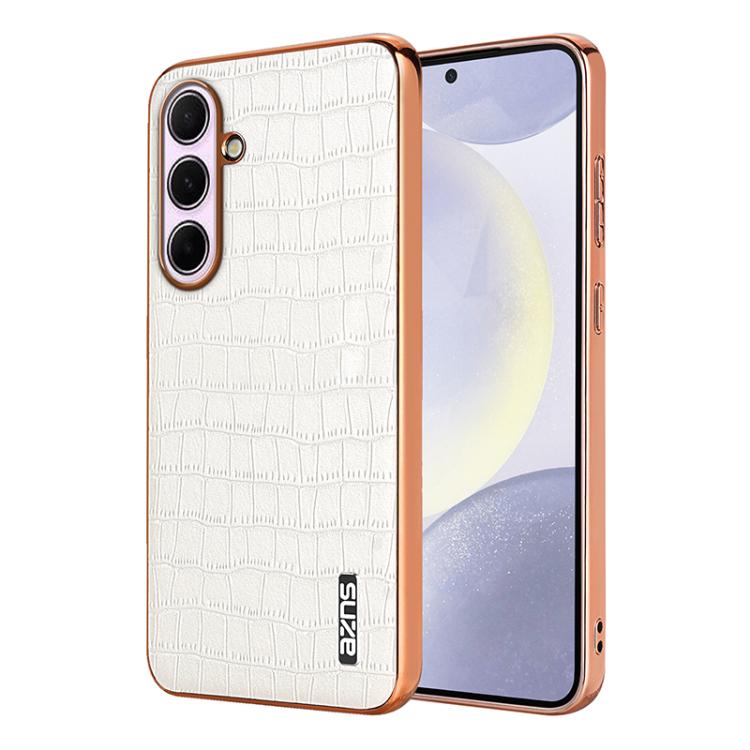 Custodia per telefono con copertura totale AZNS con struttura elettrolitica e texture coccodrillo