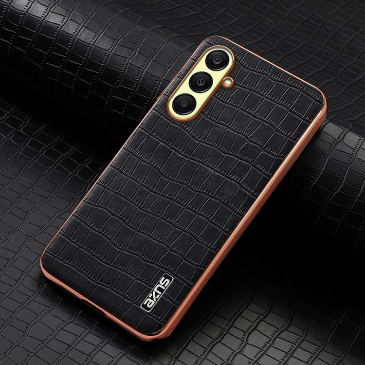 Custodia per telefono con copertura totale AZNS con struttura elettrolitica e texture coccodrillo