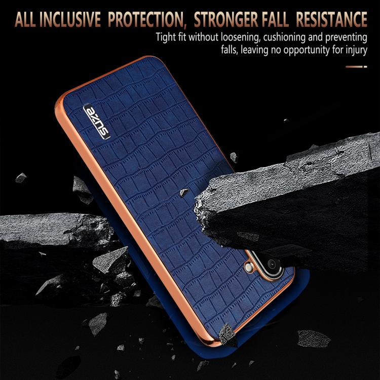Custodia per telefono con copertura totale AZNS con struttura elettrolitica e texture coccodrillo, For Galaxy A27 5G, For Samsung Galaxy A56 5G, For Samsung Galaxy A26 5G, For Samsung Galaxy A36