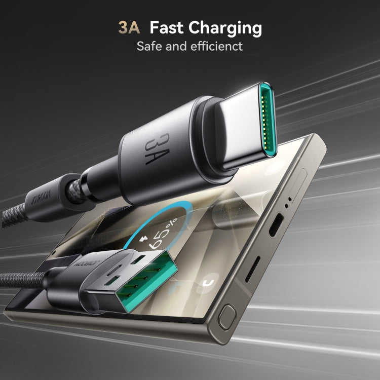 Cavo dati di ricarica rapida JOYROOM S-A50 3A 480Mbps, lunghezza: 1,2 m, USB-A to Type-C Cable, USB-A to 8 Pin Cable, Type-C to Type-C Cable, Type-C to 8 Pin Cable