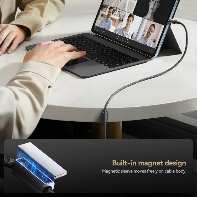 Cavo dati di ricarica rapida JOYROOM S-A50 3A 480Mbps, lunghezza: 1,2 m, USB-A to Type-C Cable, USB-A to 8 Pin Cable, Type-C to Type-C Cable, Type-C to 8 Pin Cable