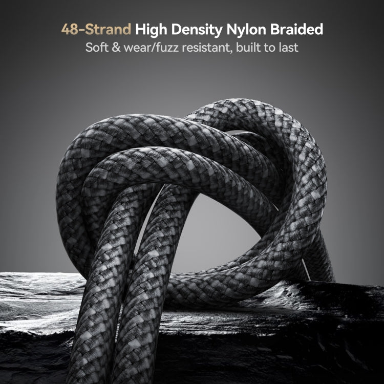 Cavo dati di ricarica rapida JOYROOM S-A50 3A 480Mbps, lunghezza: 1,2 m, USB-A to Type-C Cable, USB-A to 8 Pin Cable, Type-C to Type-C Cable, Type-C to 8 Pin Cable