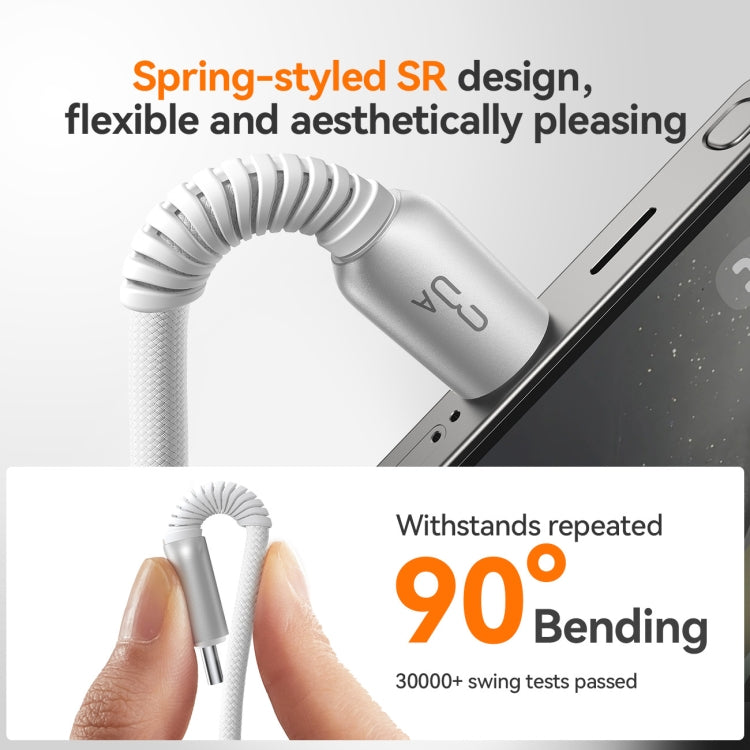Cavo dati di ricarica rapida JOYROOM S-A51 Cutting-Edge Series 3A, lunghezza: 1,2 m, USB-A to Type-C Cable, USB-A to 8 Pin Cable, Type-C to Type-C Cable, Type-C to 8 Pin Cable