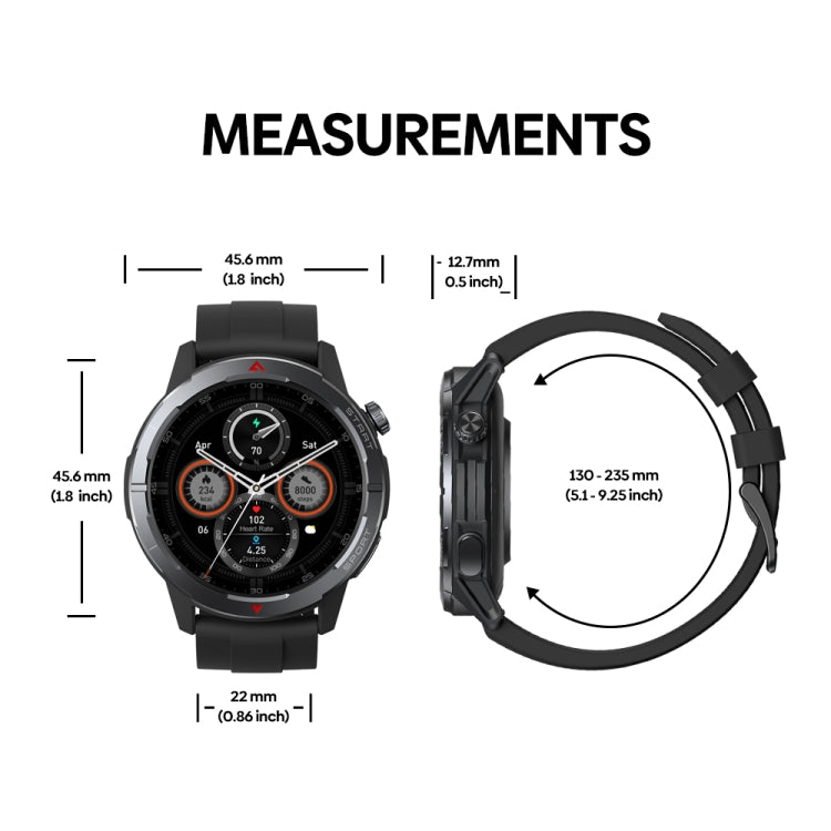 Zeblaze Stratos 3 Ultra 1.43 pollici Schermo Robusto Sportivo da Esterno GPS Smart Watch, Stratos 3 Ultra