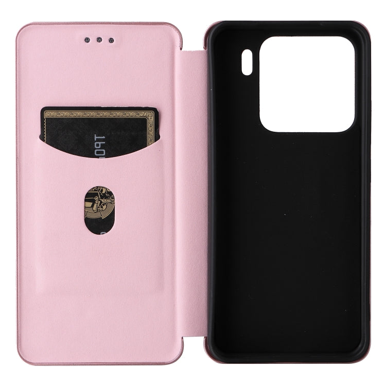Custodia per telefono in pelle con texture in fibra di carbonio, For Xiaomi 15, For Xiaomi 14T Pro, For Xiaomi 14T