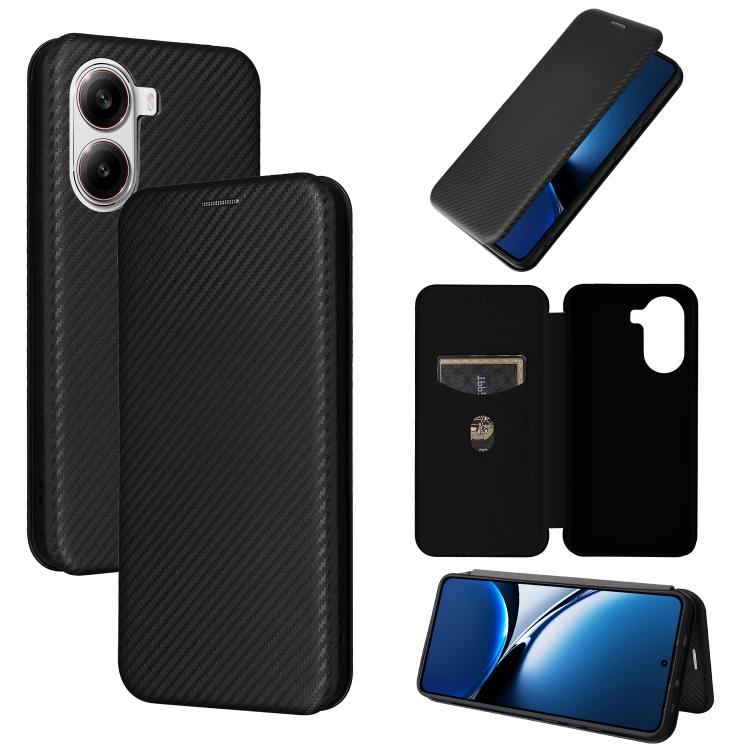 Custodia per telefono in pelle con texture in fibra di carbonio, For Xiaomi Poco X7 Pro / Redmi Turbo 4, For Xiaomi 15 Pro, For Xiaomi 15, For Xiaomi 14T Pro
