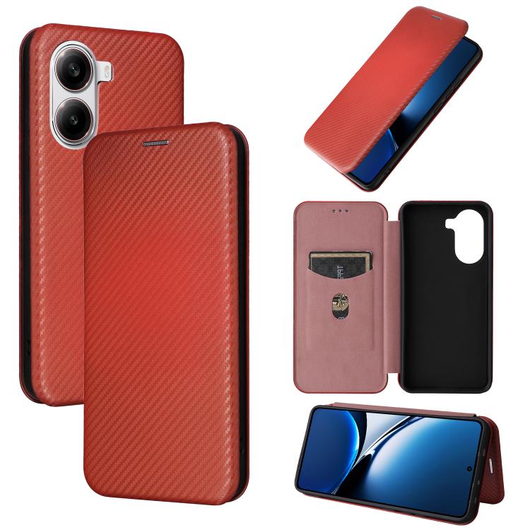 Custodia per telefono in pelle con texture in fibra di carbonio, For Xiaomi Poco X7 Pro / Redmi Turbo 4, For Xiaomi 15 Pro, For Xiaomi 15, For Xiaomi 14T Pro