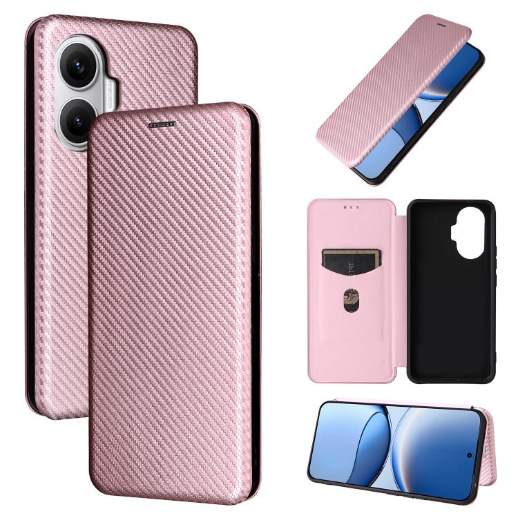 Custodia per telefono in pelle con texture in fibra di carbonio