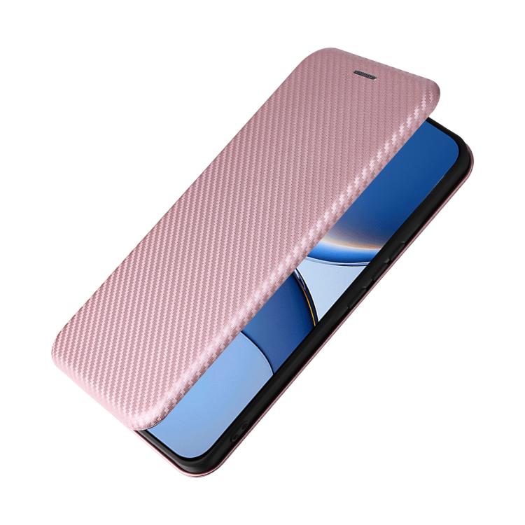 Custodia per telefono in pelle con texture in fibra di carbonio