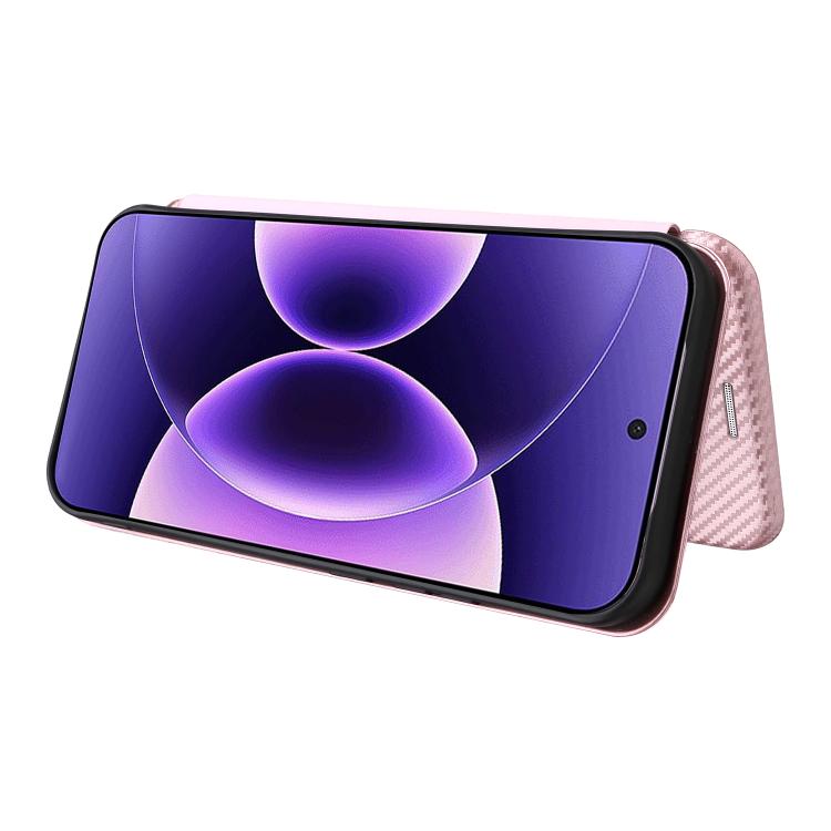 Custodia per telefono in pelle con texture in fibra di carbonio, For Xiaomi 17 Pro, For Xiaomi 17, For Xiaomi Poco F7 5G Global, For Xiaomi 15 Ultra