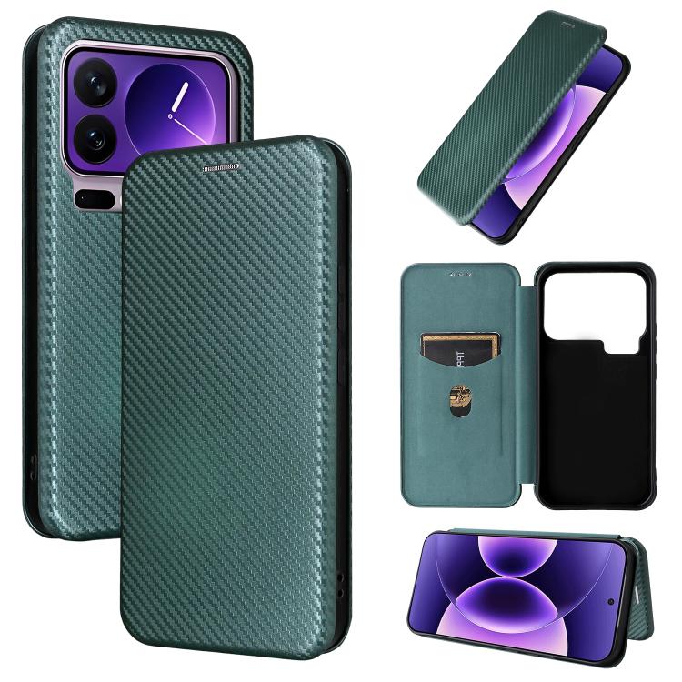 Custodia per telefono in pelle con texture in fibra di carbonio, For Xiaomi 17 Pro, For Xiaomi 17, For Xiaomi Poco F7 5G Global, For Xiaomi 15 Ultra