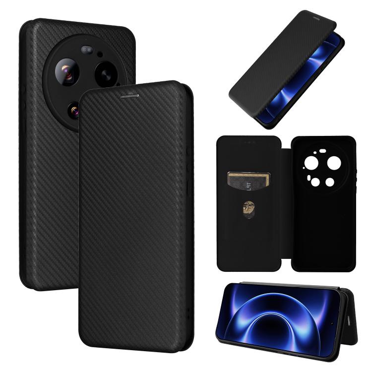 Custodia per telefono in pelle con texture in fibra di carbonio, For Xiaomi 17T Pro 5G, For Xiaomi 17T 5G, For Xiaomi 17 Ultra, For Xiaomi 17 Pro Max