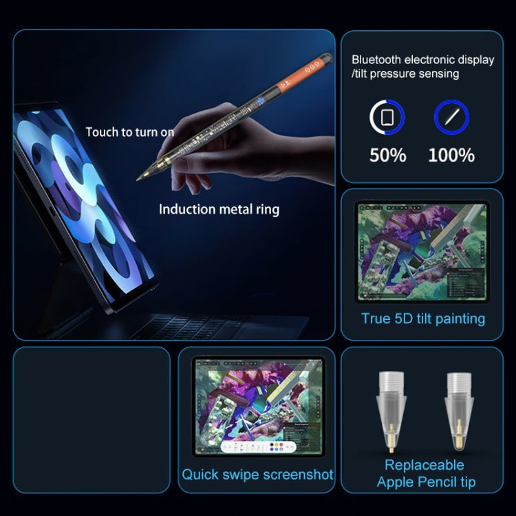 Penna stilo capacitiva con ricarica magnetica C10 Pro per iPad, C10 Pro