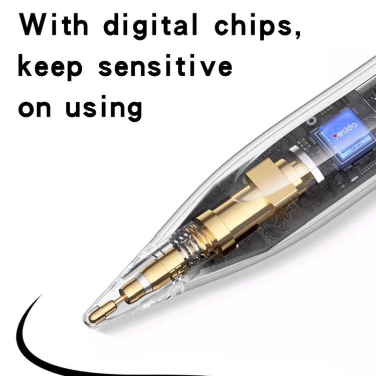 Penna stilo capacitiva universale attiva adesiva magnetica anti-mistouch Yesido ST15, ST15