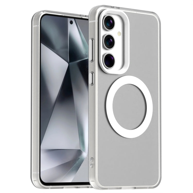 Custodia per telefono Candy Magsafe PC Hybrid TPU, For Samsung Galaxy S25+ 5G, For Samsung Galaxy S25 Ultra 5G, For Samsung Galaxy S24 FE 5G