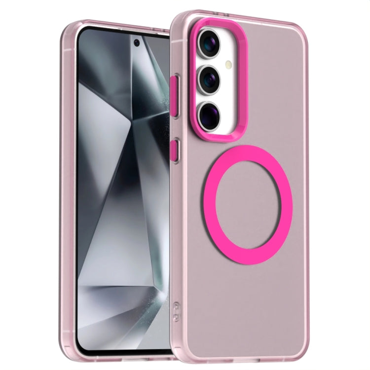 Custodia per telefono Candy Magsafe PC Hybrid TPU, For Samsung Galaxy S24 Ultra 5G, For Samsung Galaxy S24+ 5G, For Samsung Galaxy S24 5G