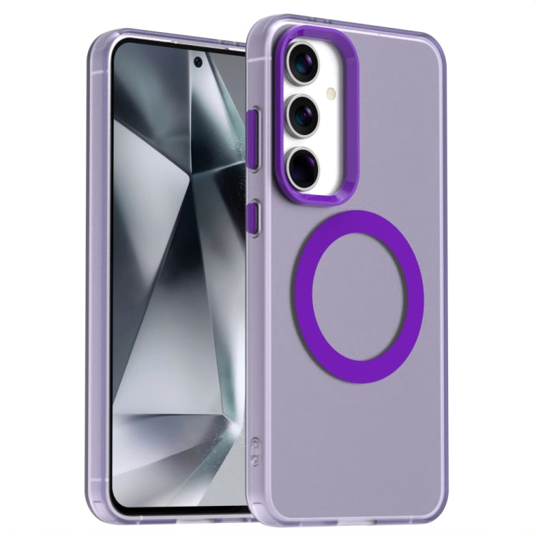 Custodia per telefono Candy Magsafe PC Hybrid TPU, For Samsung Galaxy S23 FE 5G, For Samsung Galaxy S23 Ultra 5G, For Samsung Galaxy S23+ 5G