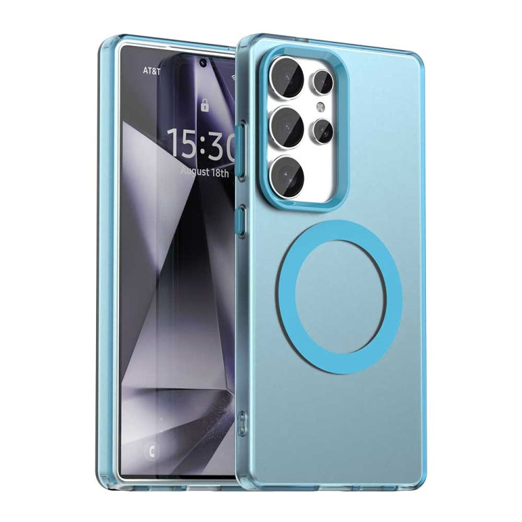Custodia per telefono Candy Magsafe PC Hybrid TPU, For Samsung Galaxy S25+ 5G, For Samsung Galaxy S25 Ultra 5G, For Samsung Galaxy S24 FE 5G