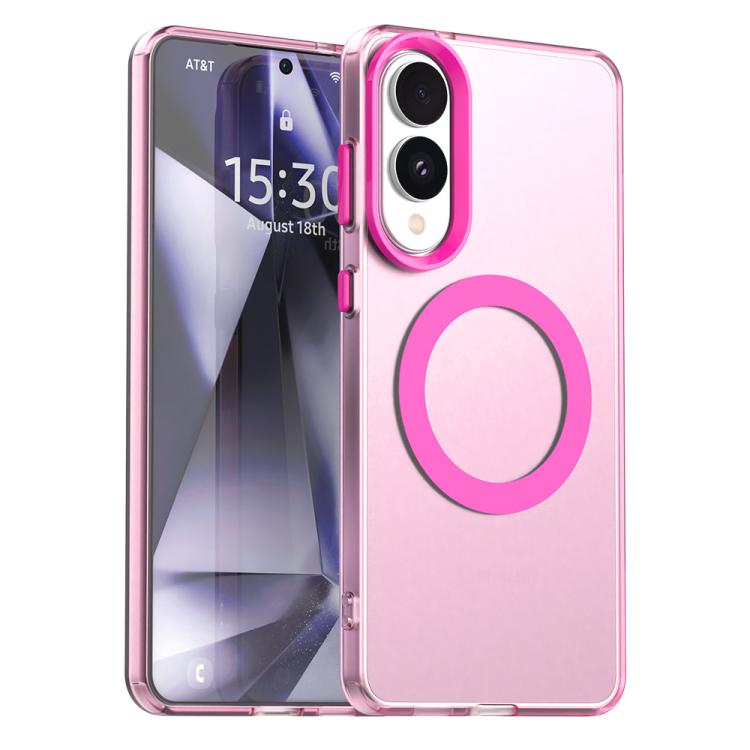 Custodia per telefono Candy Magsafe PC Hybrid TPU, For Samsung Galaxy S25 FE 5G, For Samsung Galaxy S25 Edge 5G, For Samsung Galaxy S25 5G